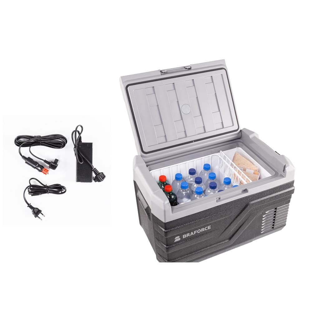 Geladeira Portátil 30 Litros Quadrivolt Para Caminhão Carro Van Com Bluetooth