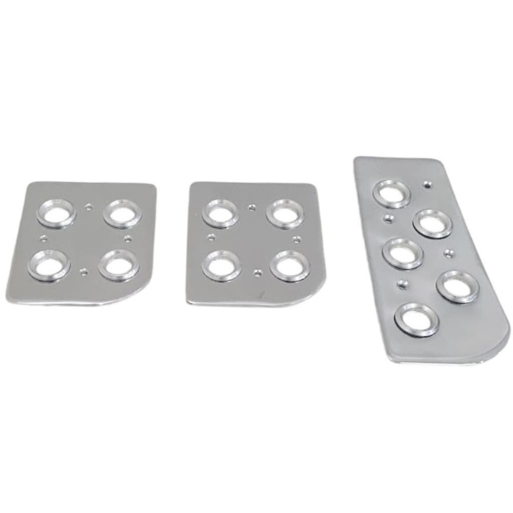 Pedaleira esportiva Tuning para Carro Interlagos Manual  Kit 3 Peças Jogo Pedal