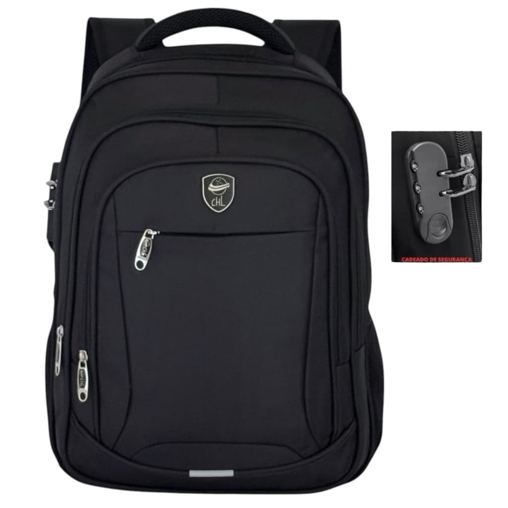 Mochila Reforçada Notebook Impermeável Grande Masculina Viagem Trabalho Escolar