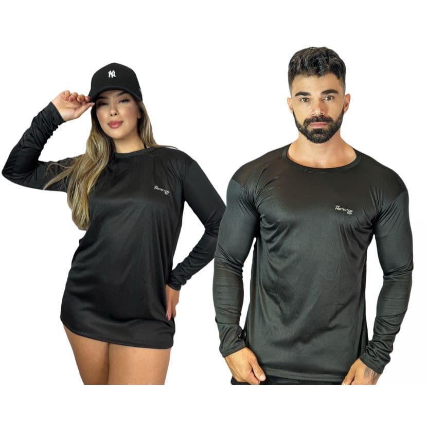 Blusa Proteção UV 50+ Dry Fit - Manga longa Térmica - Treino, Esportes, Treino, Motoboy, Luta, Academia