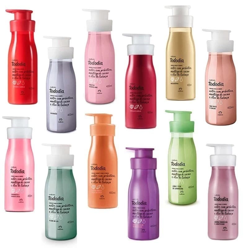 Creme Para o Corpo Natura Tododia 400ml Romã e Flor de Amora