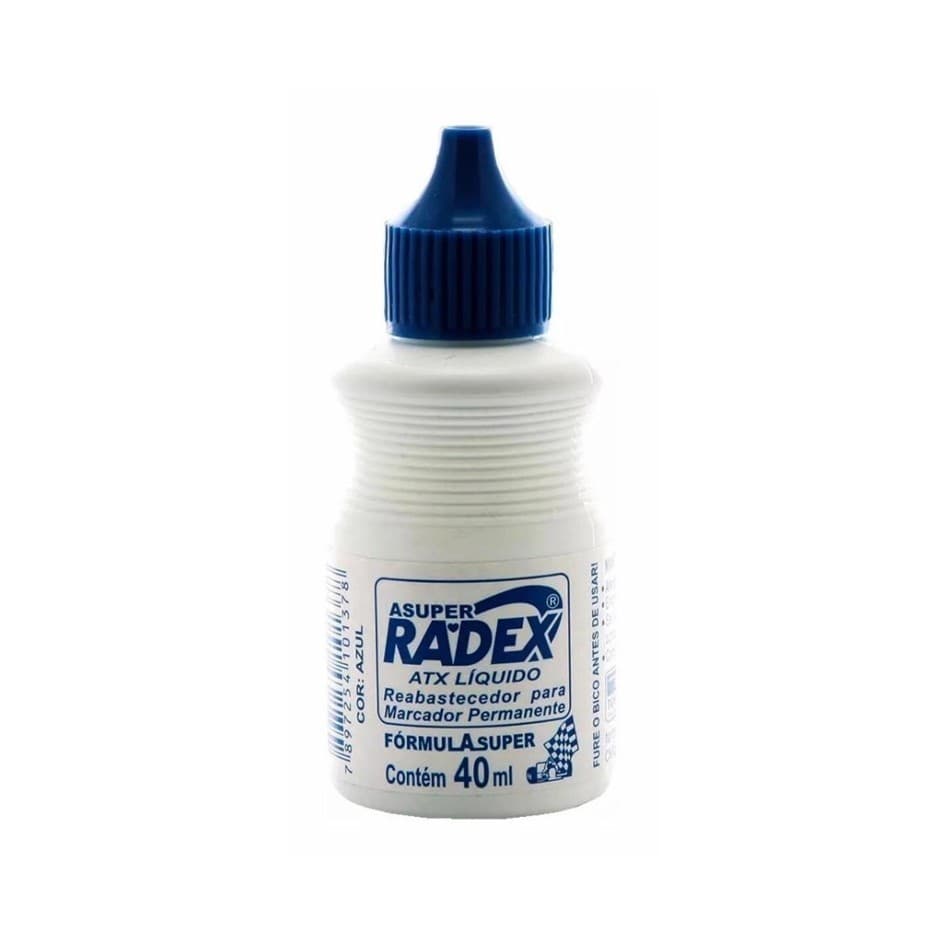 Tinta para Pincel Atômico Canetão 6 unidades Azul Preto Escolha 40ml Cada