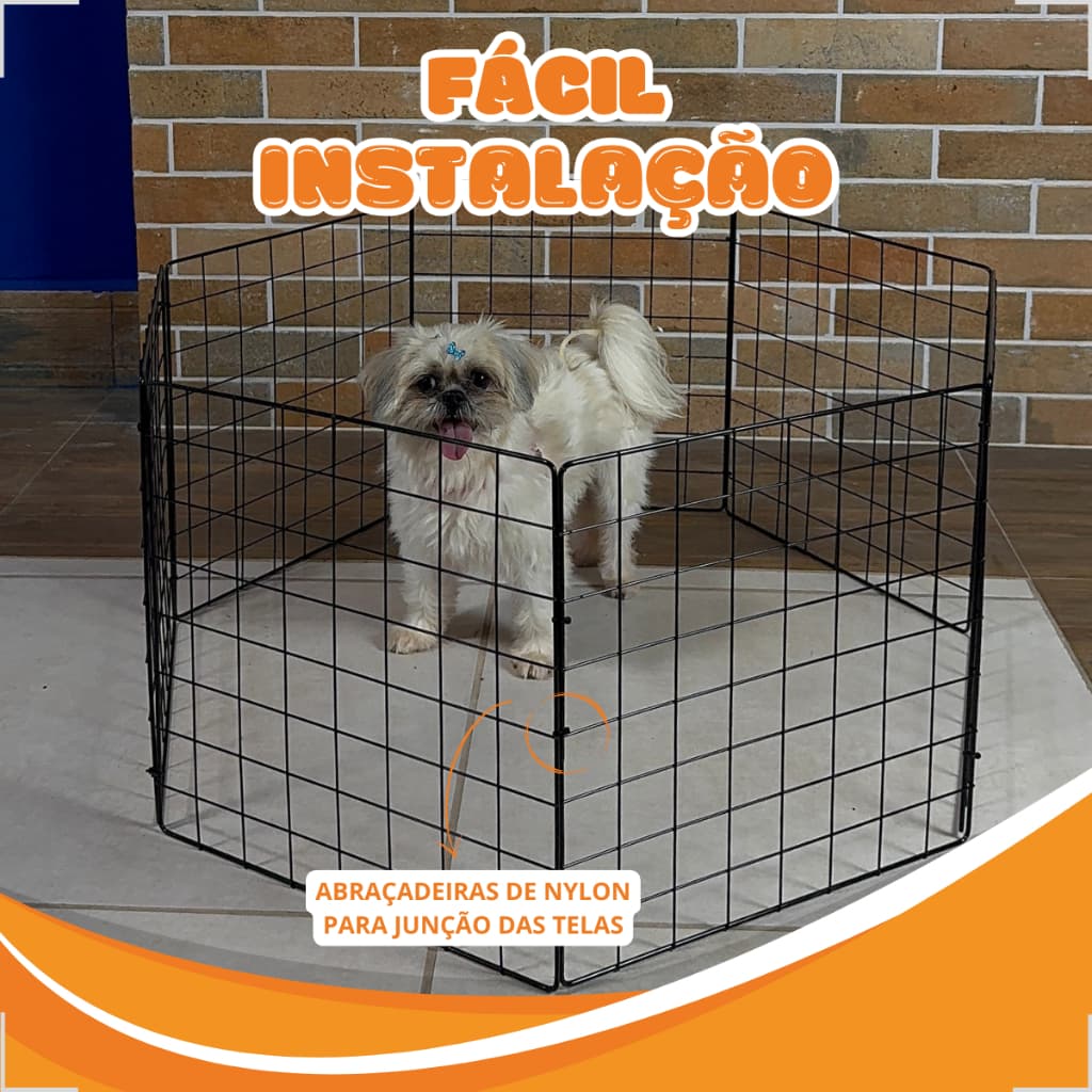 Cercado Para Animais 40x40 Ideal Cachorro Tartaruga Coelho Segurança Casa Promoção