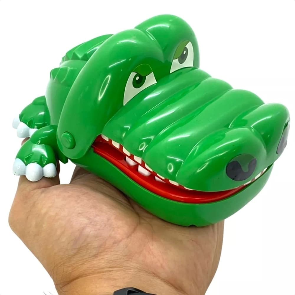 Crocodilo Morde Dedo Brinquedo Infantil Divertido - Art Brink