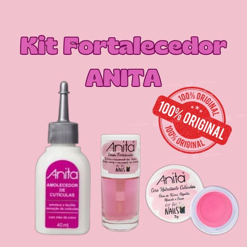 Anita - KIT AMOLECEDOR De Cutículas + CERA Hidratante + SÉRUM Fortalecedor