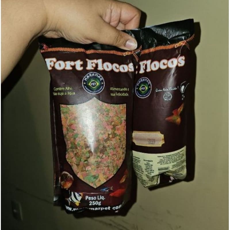 kit com 2 Rações para alimentar peixes