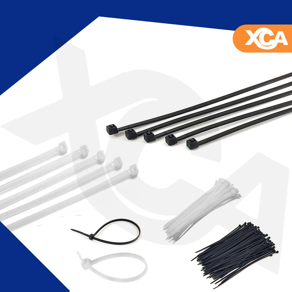 KIT DE 100 ABRAÇADEIRAS PLÁSTICAS TIPO LACRE PB DIVERSOS TAMANHOS
