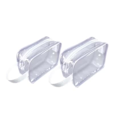 kit 2 Necessaires cristal/ 20x15x08cm podem variar as cores pelo chat