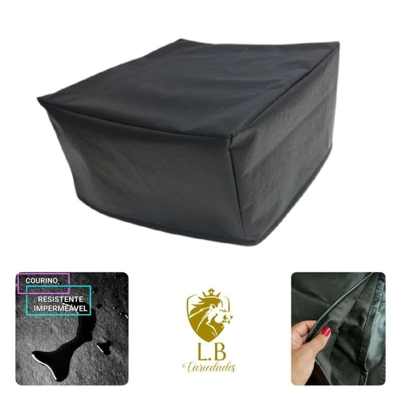 Capa de impressora Epson L3110 L3250 L3210 L4150 L4160 L6161 L3150 L4260 Impermeável Preta
