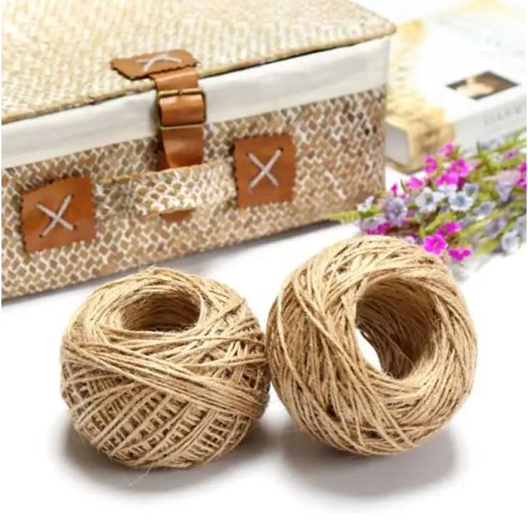 Fio de Juta Natural para Lembrancinha Artesanato - 10 metros