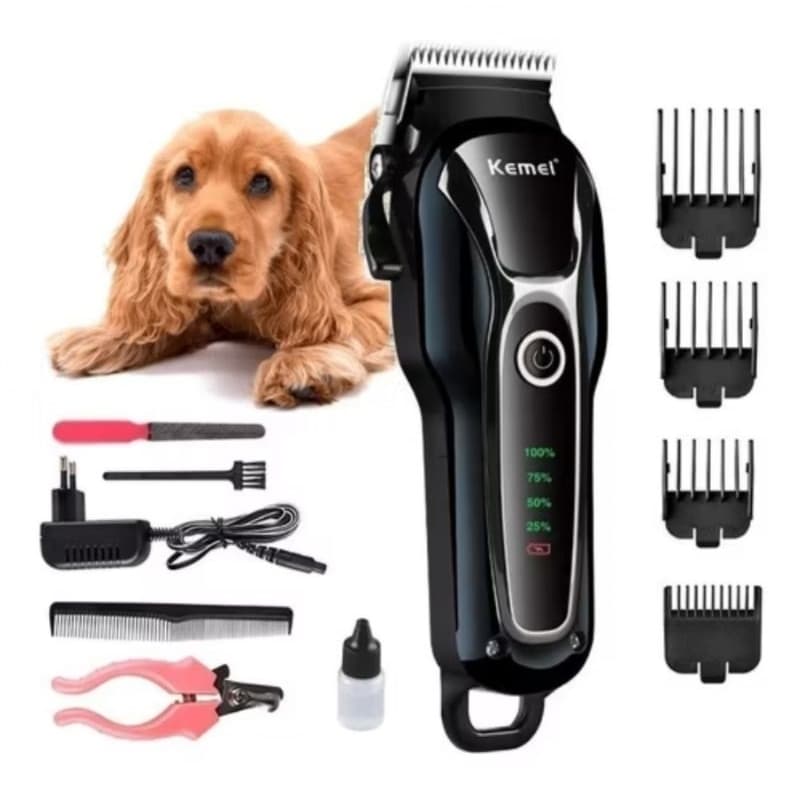 Máquina para Tosar Cachorro Profissional Pet de Corte Cabelo Kemei km 1991 Aparador de pelos de Cachorro