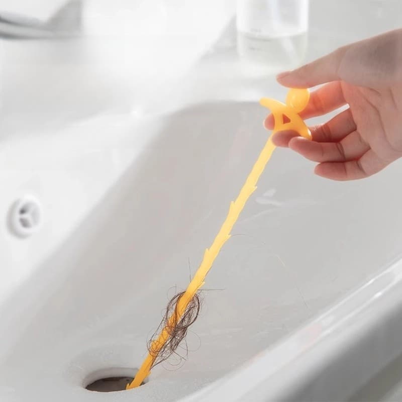 Desentupidor Coletor De Cabelos Para Pia Ralo Banheira Lavabo Plástico 51cm