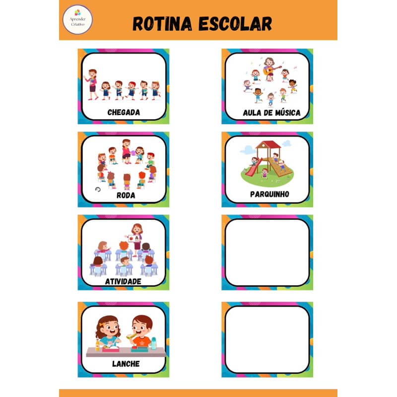 Rotina escolar-rotina infantil-previsibilidade