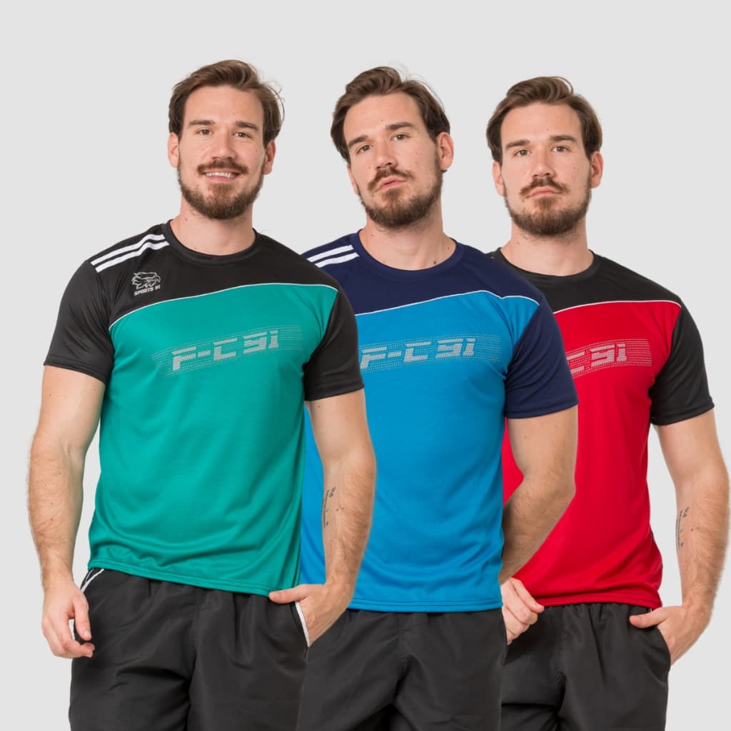 kit 2 Camisa Masculina Poliester Manga Curta Academia Dry Fit Oferta verao Camiseta Fit Caminhada