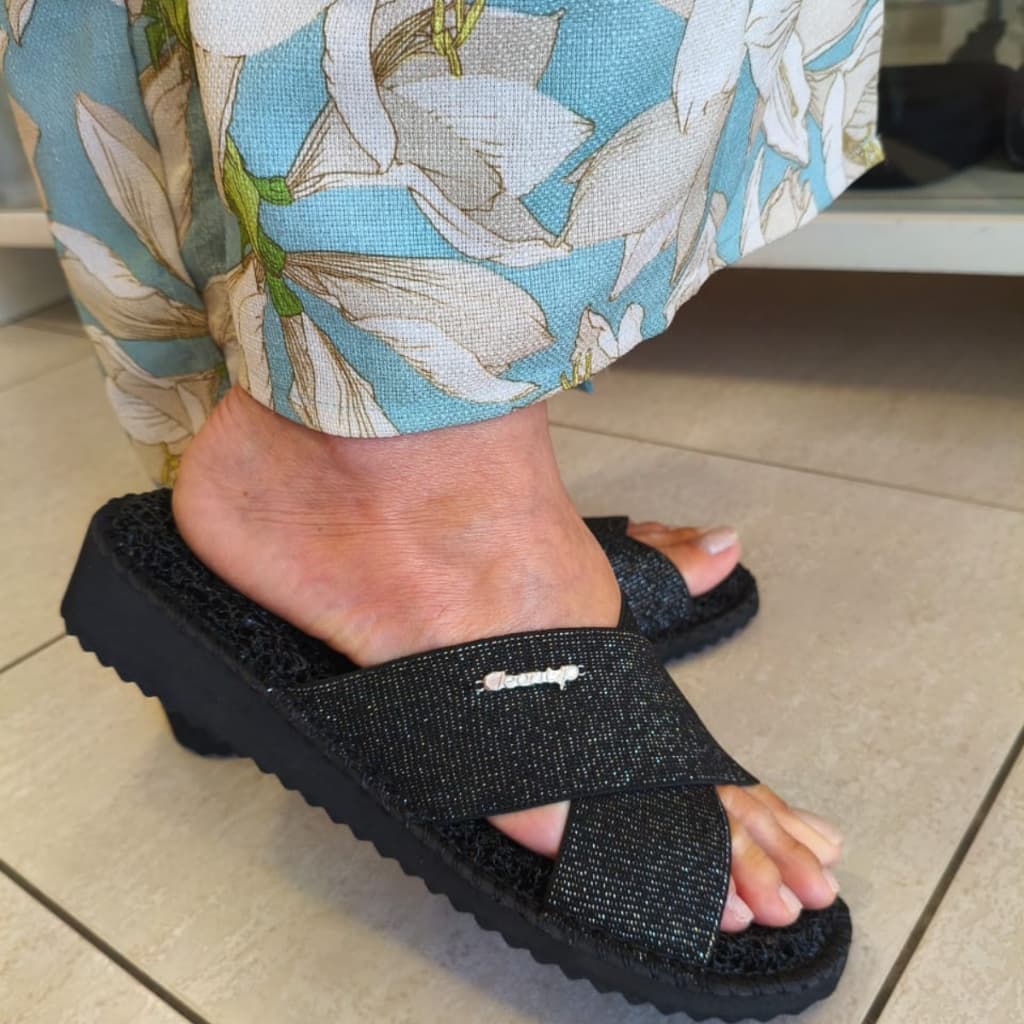 Chinelo Ortopédico Clean Up Antiderrapante Esporão Fascite, Anabela Feminino Leve