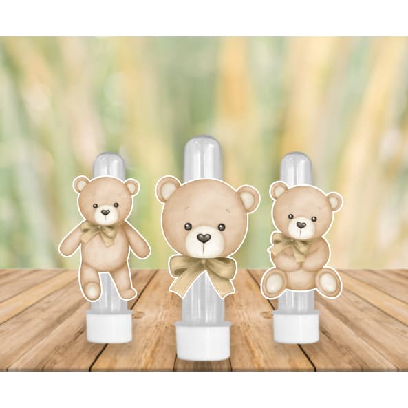 Apliques CHÁ DE BEBÊ DOURADO 6x4cm – Lembrancinha e Decoração Festa