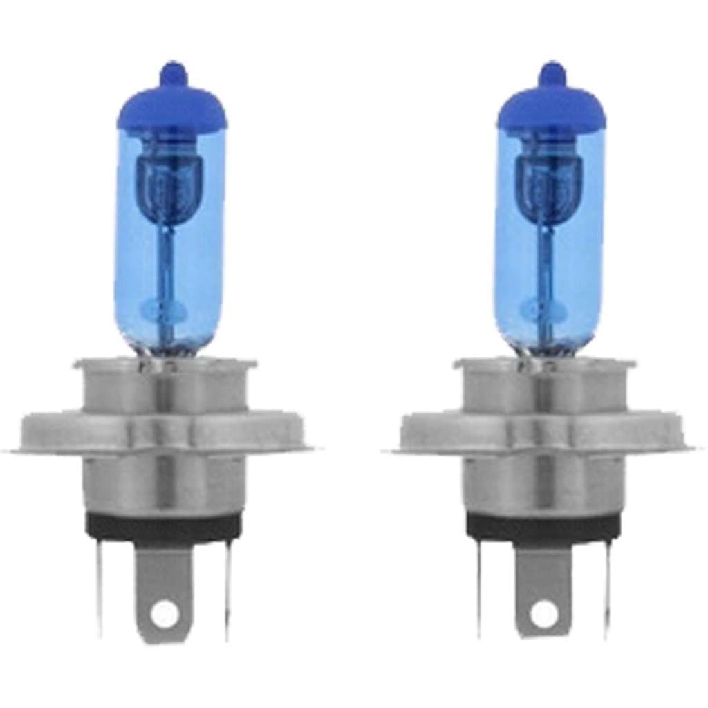 Par de Lâmpadas Super Brancas para farol H4 8500k
