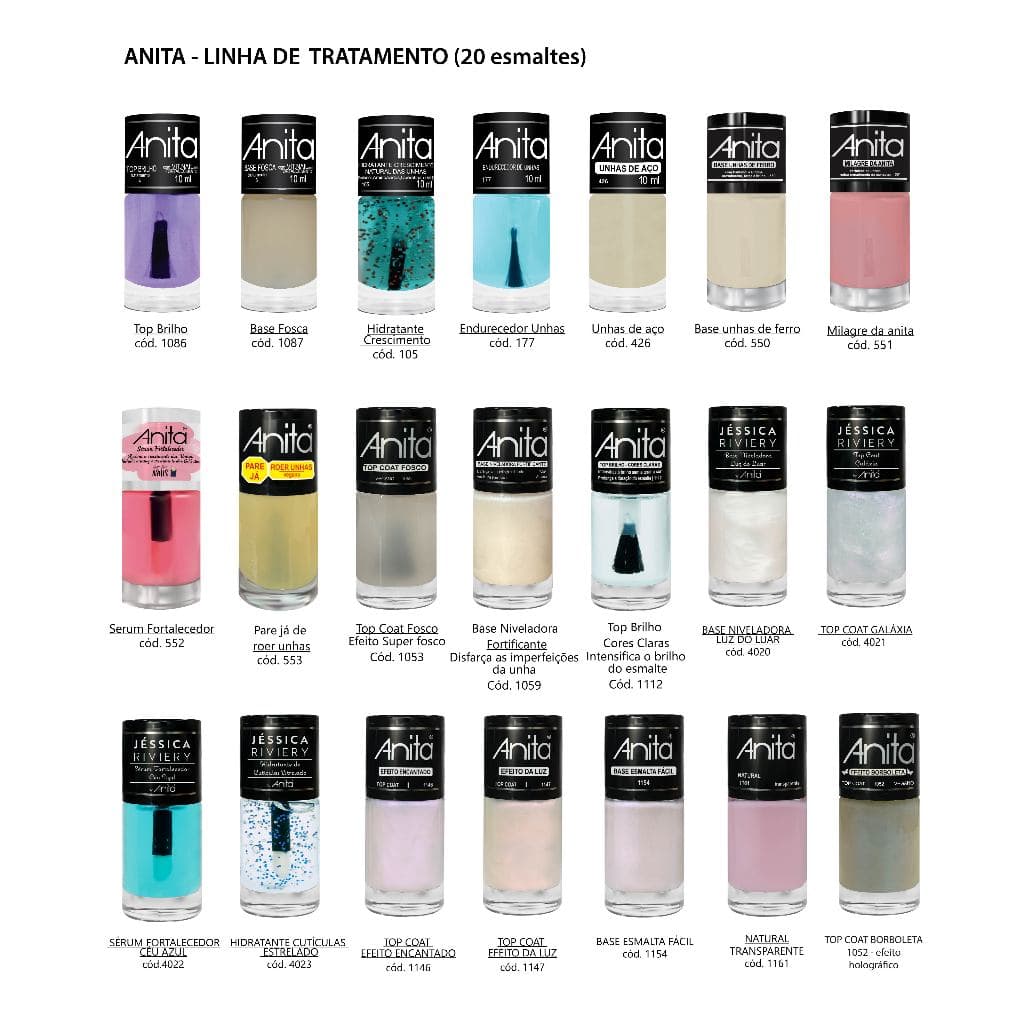 Esmalte De Tratamento Para Unhas Anita *Escolha O Seu*