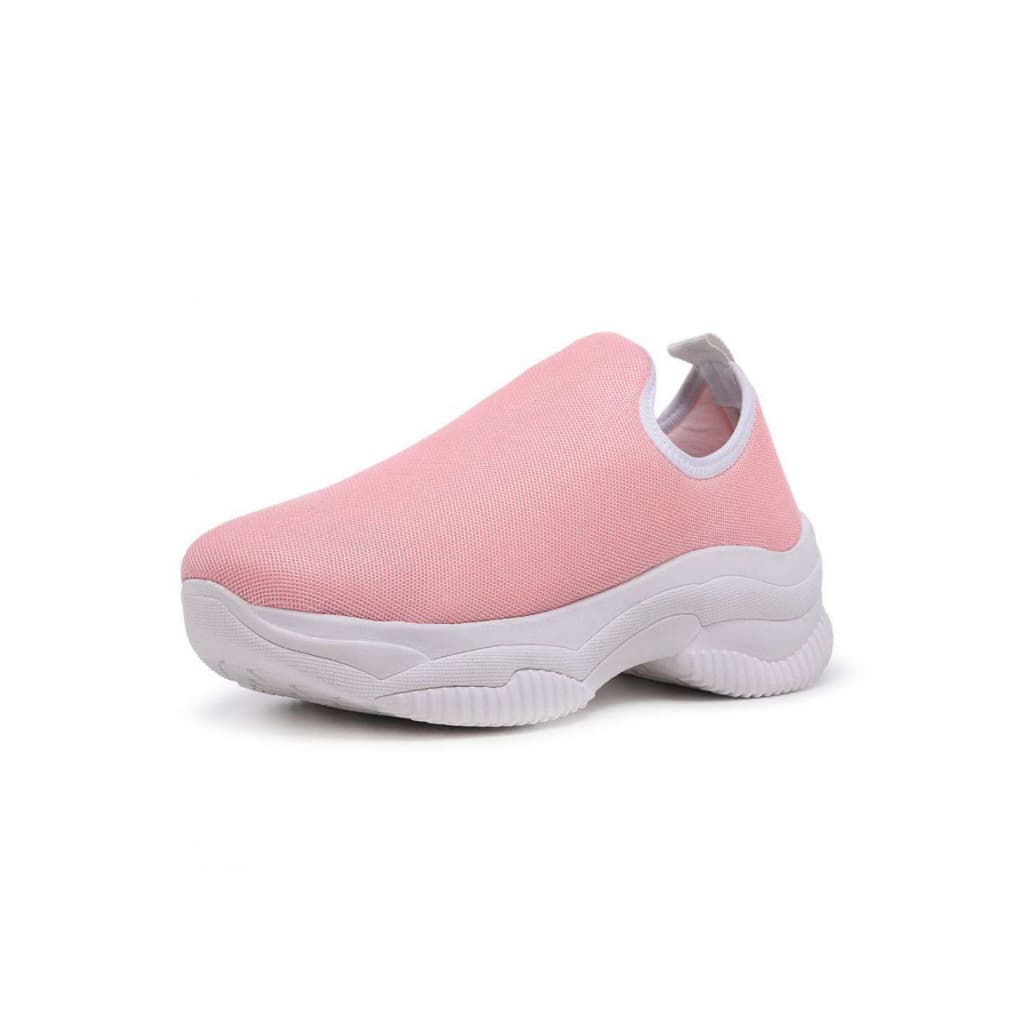 Tênis Meia Feminino Ortopédico Plataforma Dia a Dia Esportivo Slip On Casual Confortável Academia
