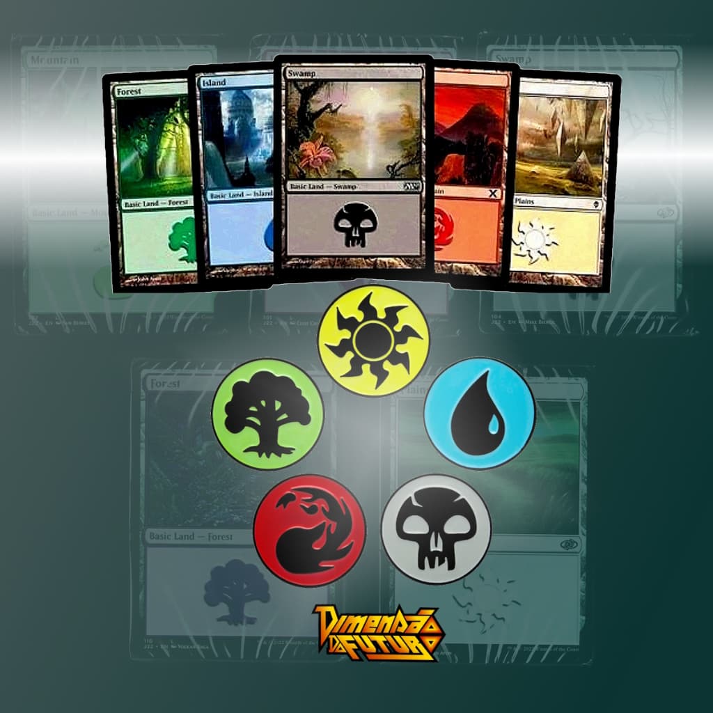 Terrenos Básicos Lands Magic Card Game Original Wizard Of The Cost