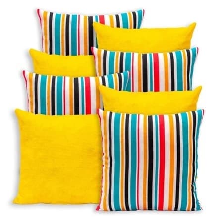 Kit 8 Capas Decorativas P/ Almofadas 40cm x 40cm Diversas Estampas