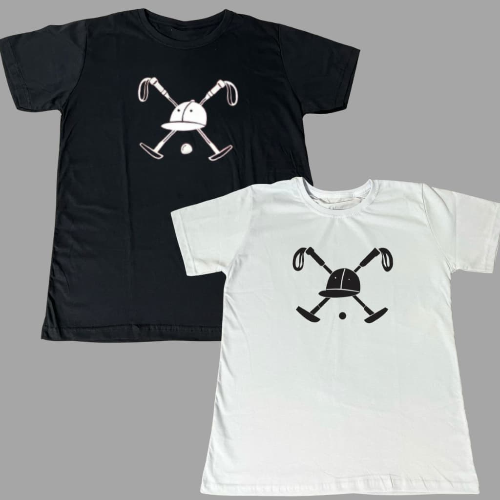 Camiseta Masculina 100%Algodão Malha Premium StreetWaer Preta Branco