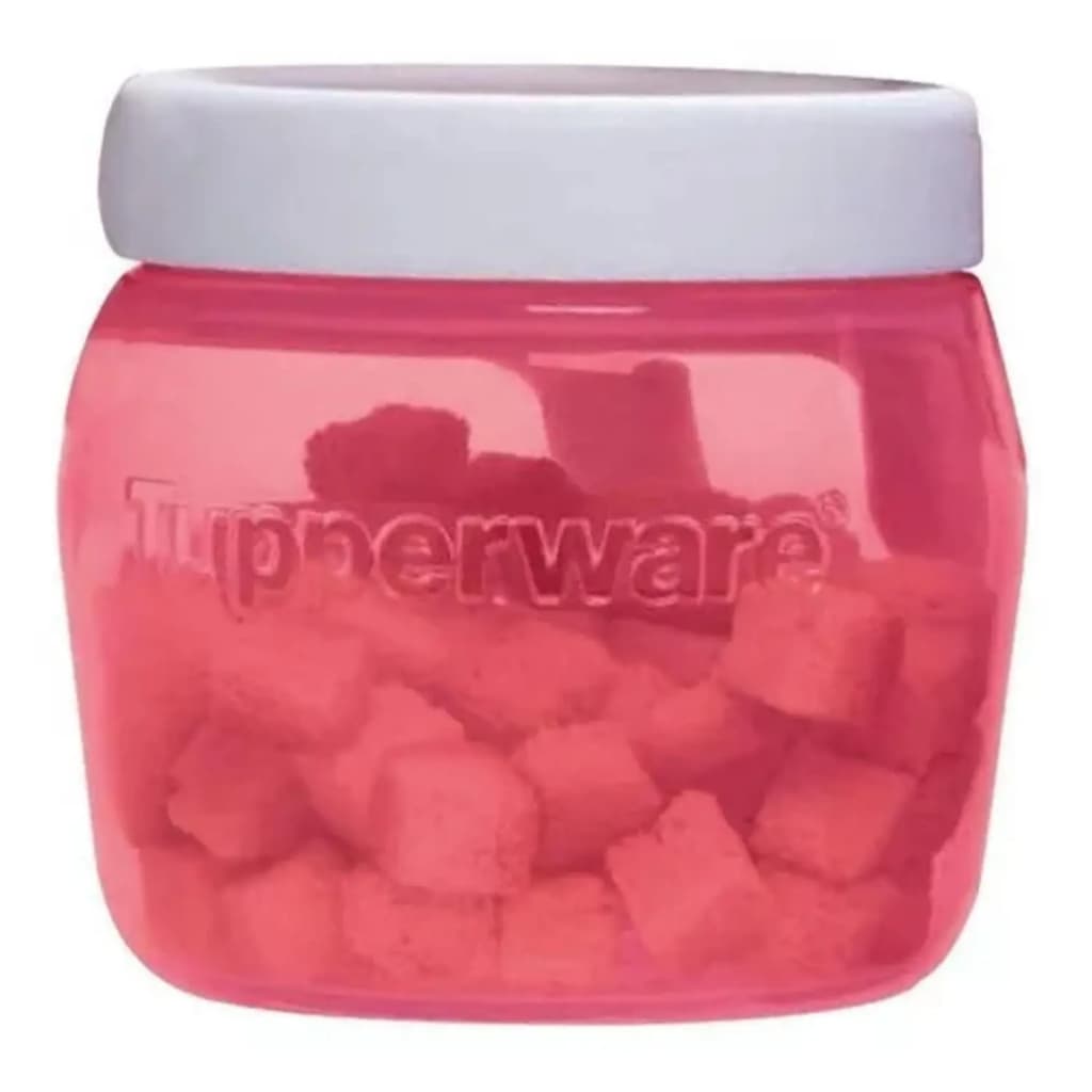 Tupperware Universal Jar 325 ML Pote Cereal Grãos Cozinha Armazenar Salada Biscoitos Bolacha