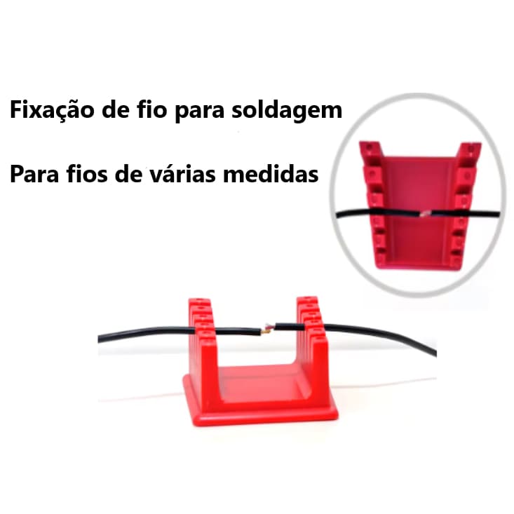 Suporte De Fio Para Soldagem Estanho Solda Oficina Resistente A Altas Temperaturas