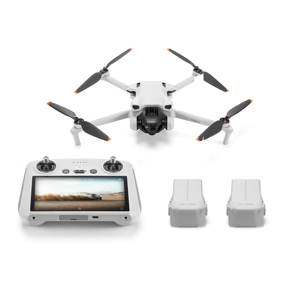 Drone DJI Mini 3 (DJI RC) com tela + Fly More Combo - DJI033