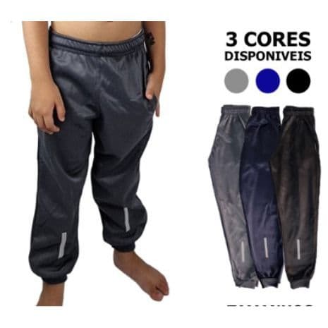 Calça infantil Chimpa forrada com bolsos modelo 2025