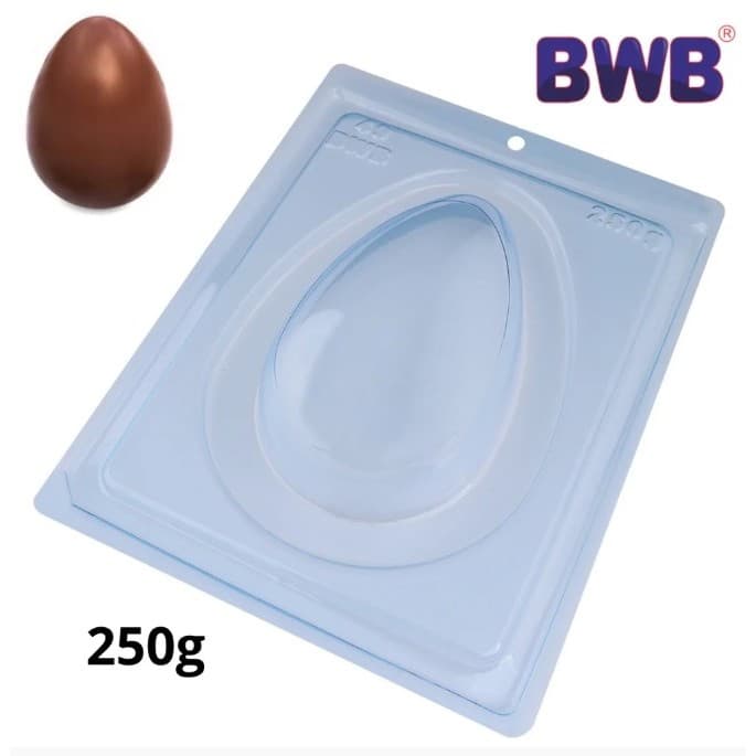 Formas para Ovo de Páscoa 3 peças BWB – 250g ou 500g