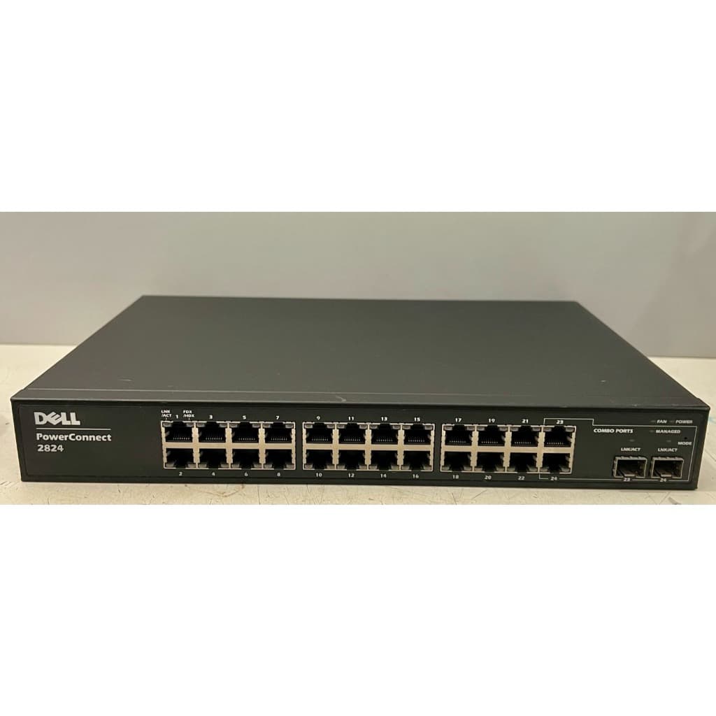 SWITCH DELL POWER CONNECT 2824 24 PORTAS (USADO)
