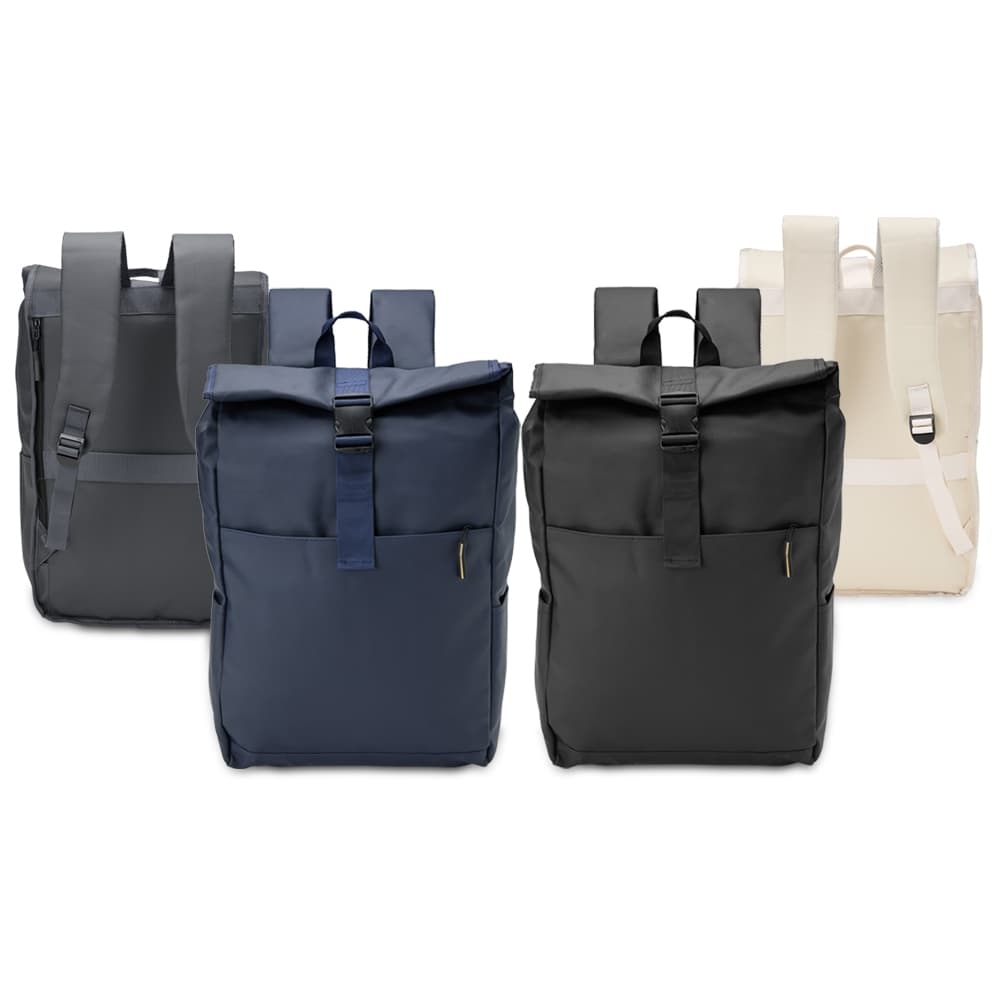 Mochila de Viagem com Alça para Malas 3 Compartimentos de 23L
