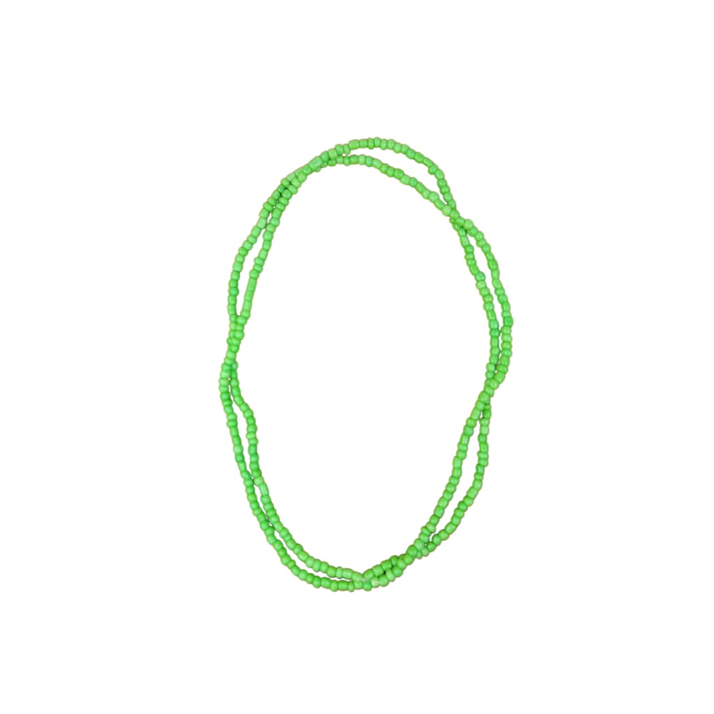 Guia De Proteção Verde - Oxóssi ou Caboclo(a) - Miçanga - 90cm Circunferência