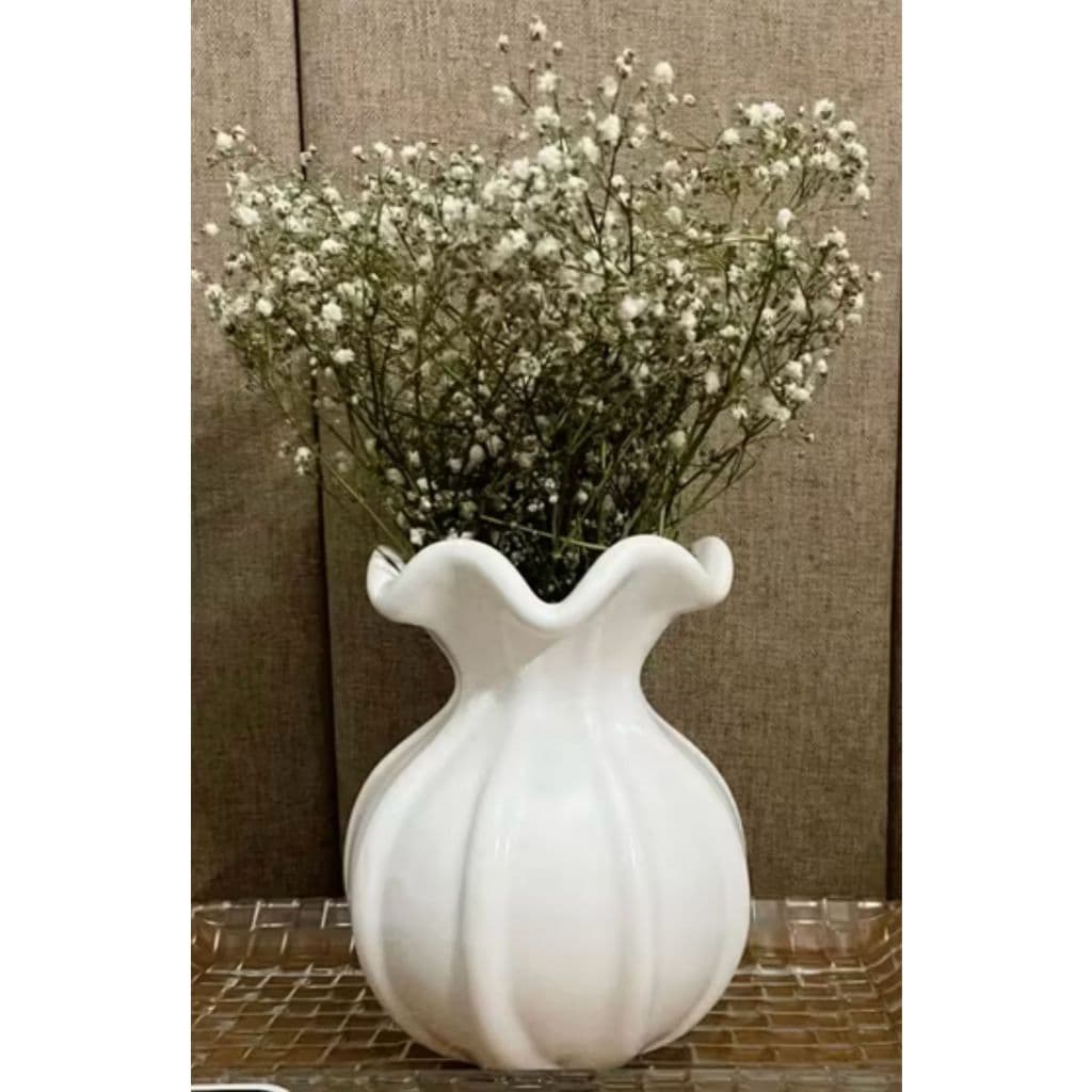 Vaso Cachepot Trouxinha Murano Decorativo Em Cerâmica