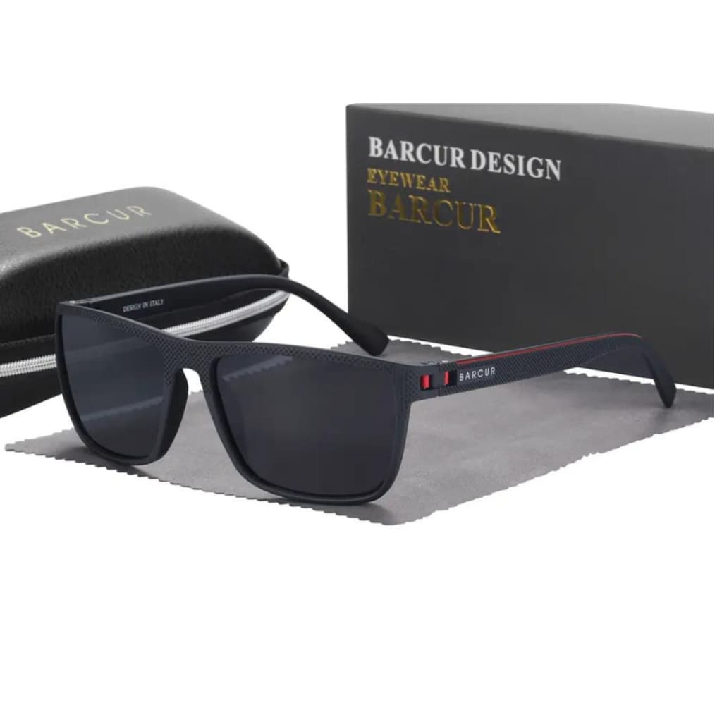 Óculos De Sol Barcur Polarizado TR90 , Verão, Unissex,Proteção Uv400 Viagens, Pesca