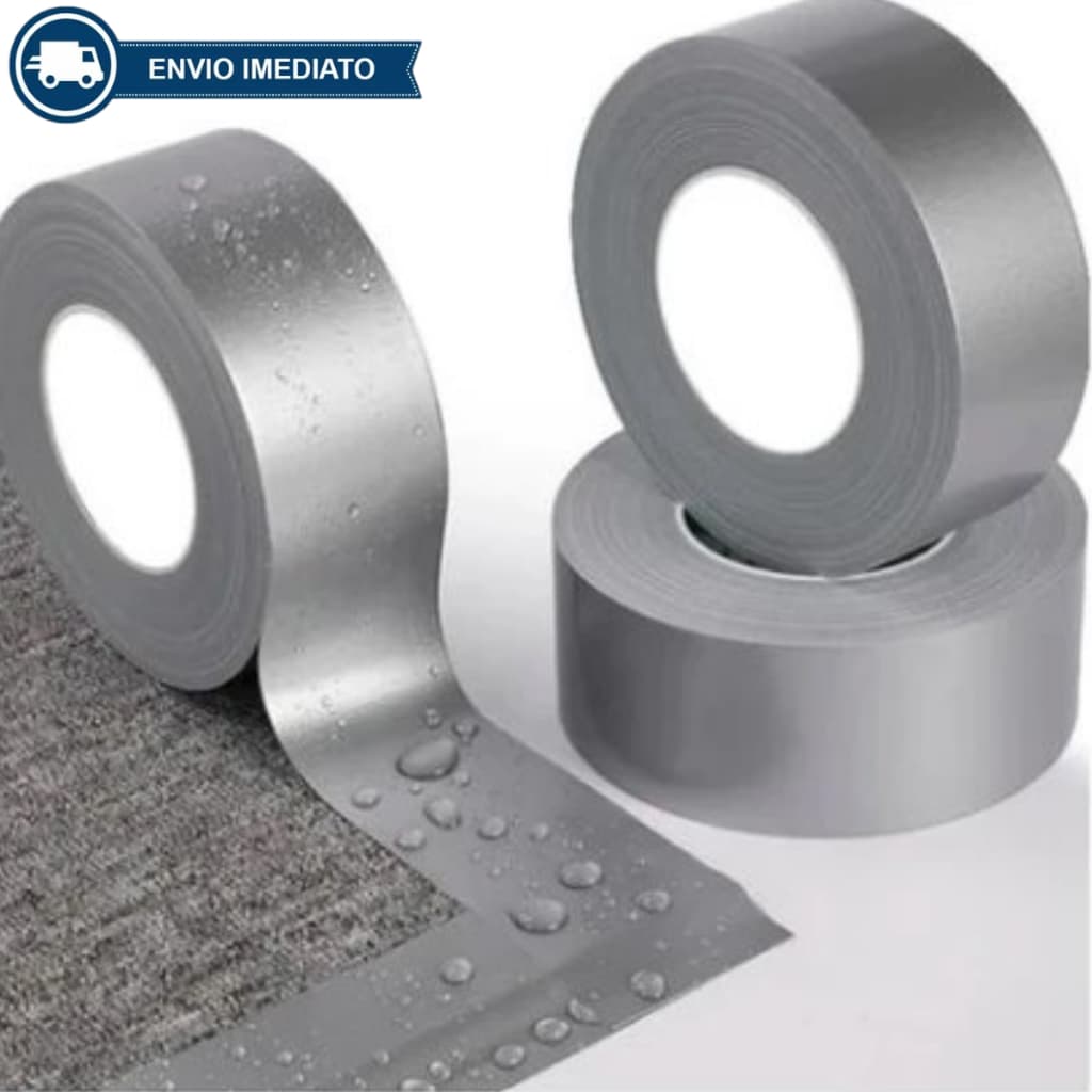 Fita Silver Tape GADAN 48MM x 10M - Super Resistente, Flexível e Impermeável | Multiuso Reforçada