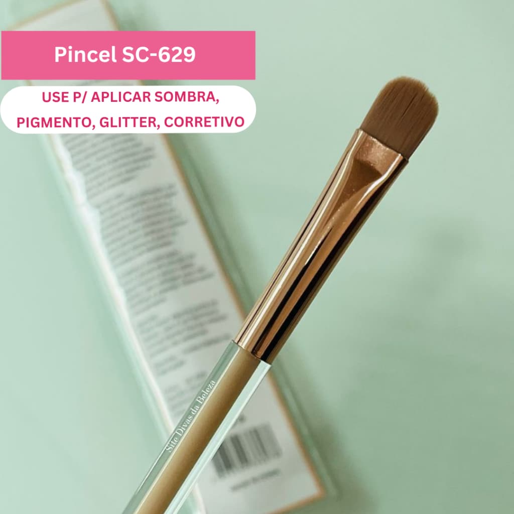 Pincel de sombra e corretivo SC629 Seven Colors
