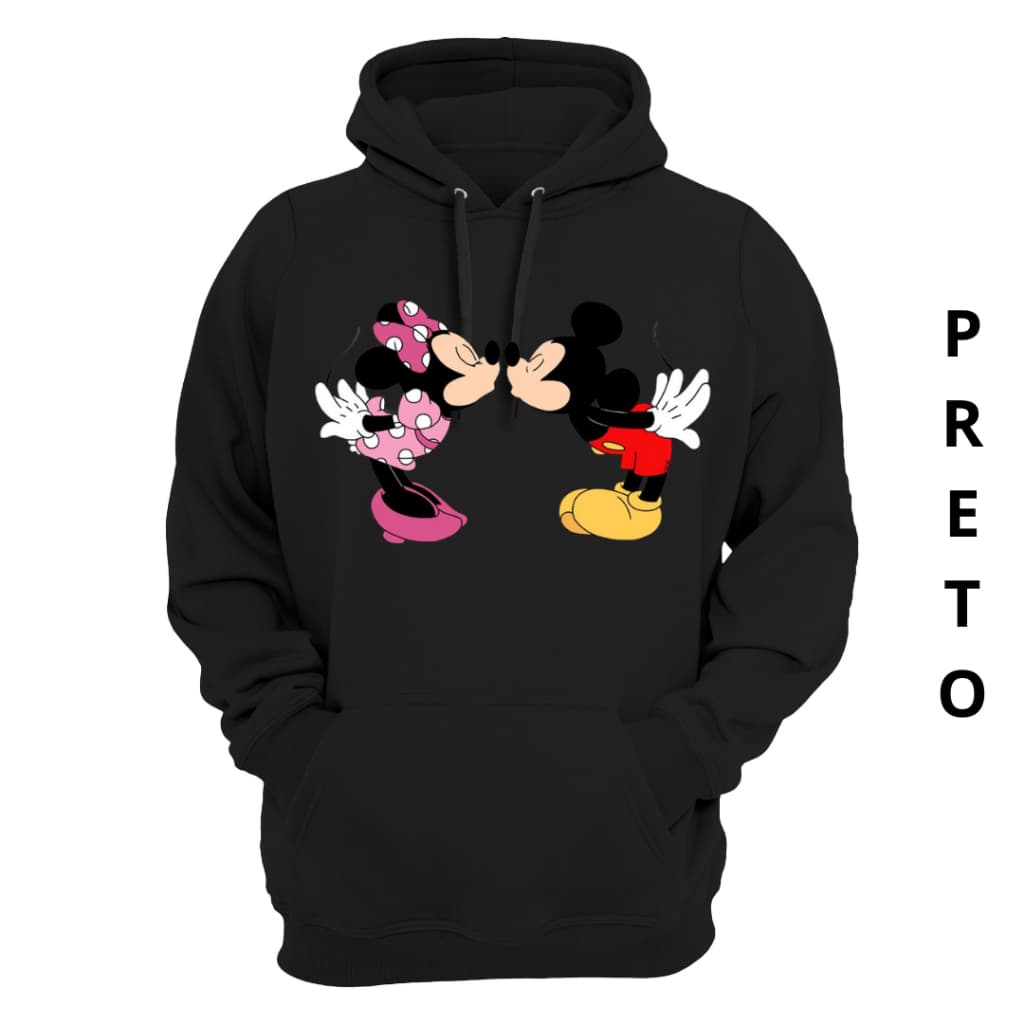 Moleton Unissex Mickey Minnie Blusa De Frio De Envio Rapido