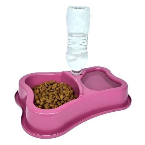 Comedouro e Bebedouro Automático 2 em 1 para Cães e Gatos – Praticidade e Conforto