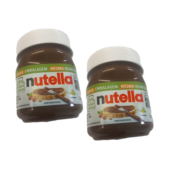 KIT 2 Creme de Avelã com Cacau Nutella Ferrero 140g
