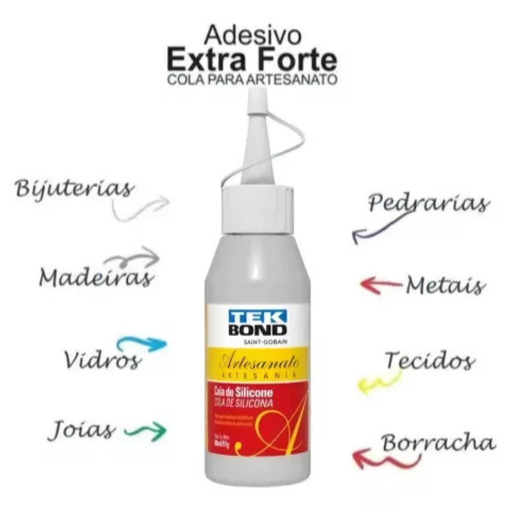 Cola de Silicone Líquida Tekbond: Fixação Forte e Acabamento Impecável em Diversos Materiais