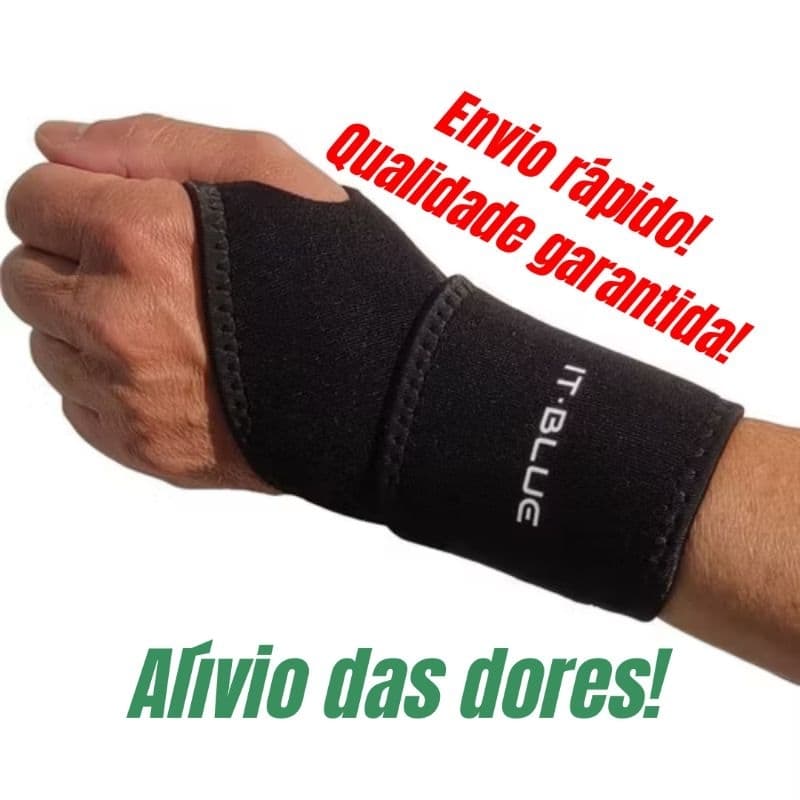 Munhequeira de compressão - alívio das dores