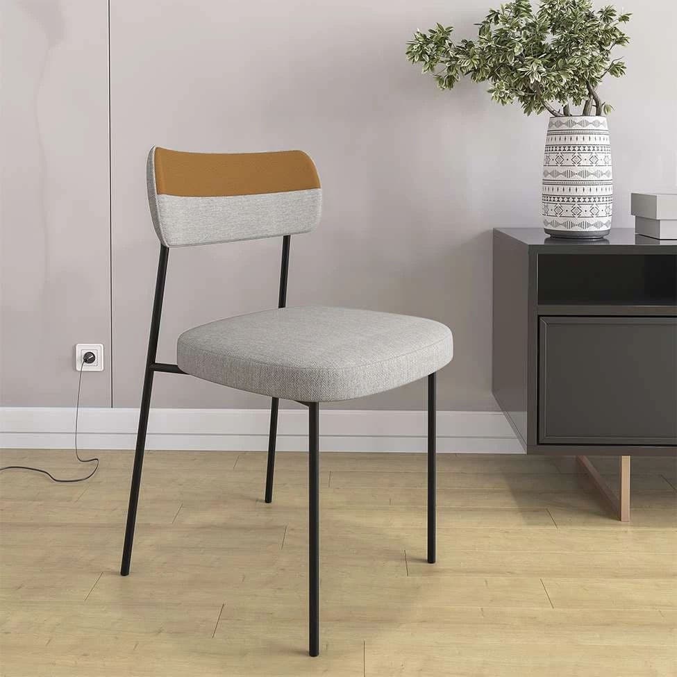 Cadeira Para Sala de Jantar Mila Linho SSX Multicoisas