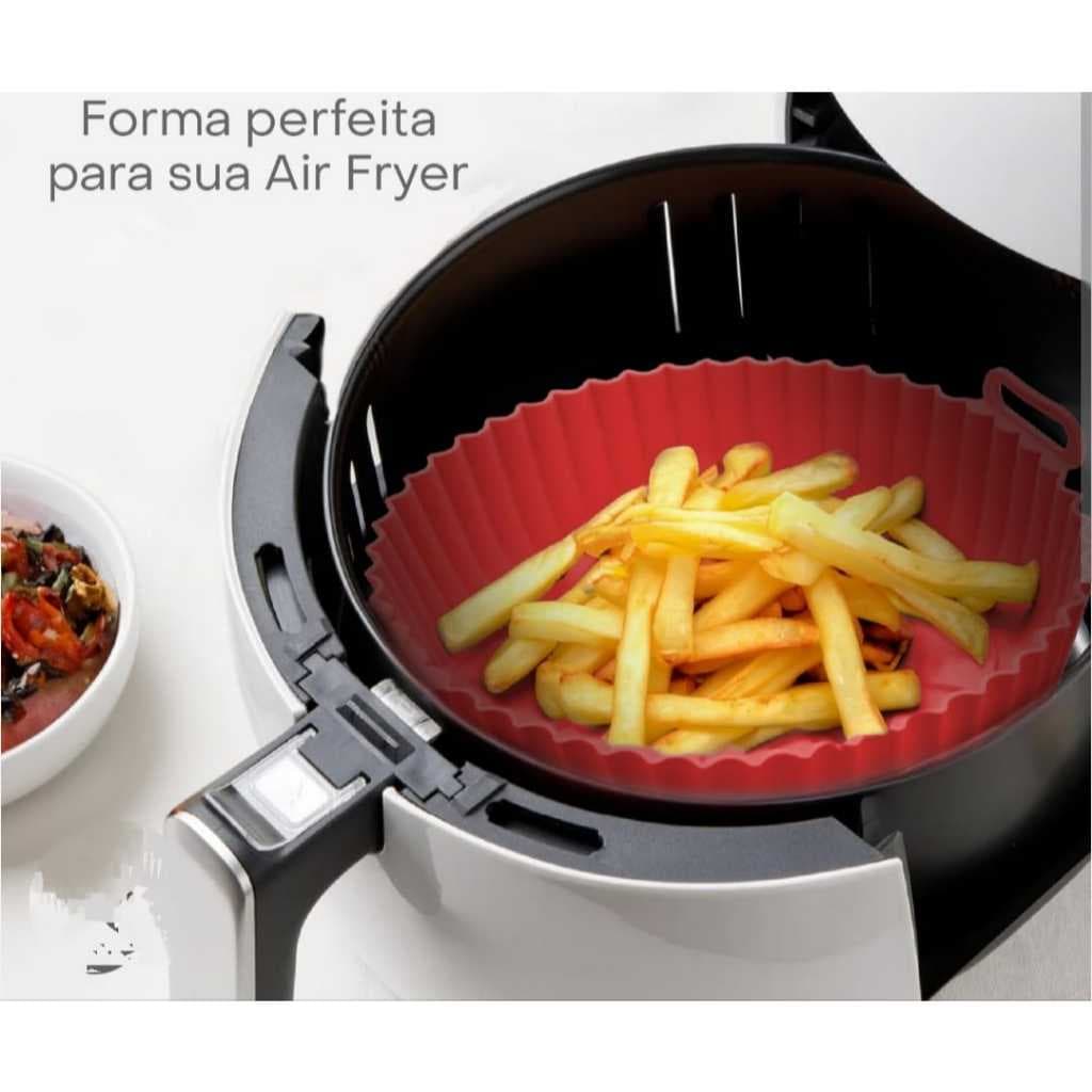 FORMA DE SILICONE PARA AIR FRYER 20CM 1und