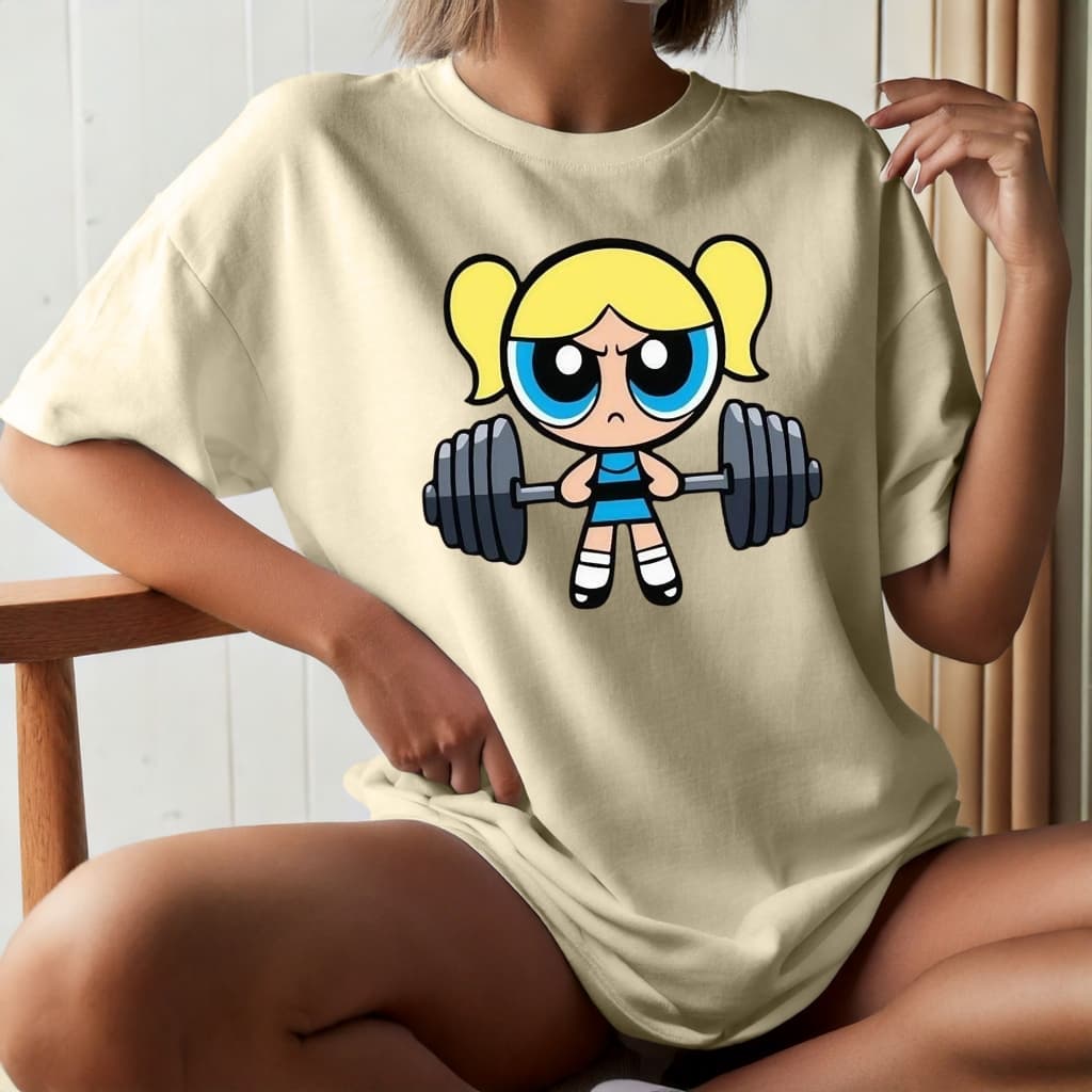 Camiseta unissex MENINAS SUPER PODEROSAS LINDINHA Camisa Algodão Premium