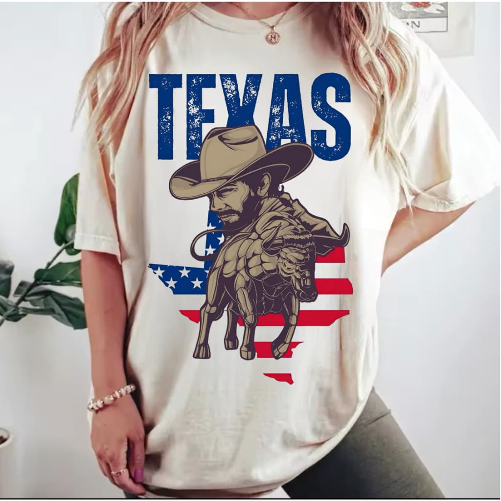 Camiseta Blusa Feminina Country Texas T shit Algodão Western Cowgirls
