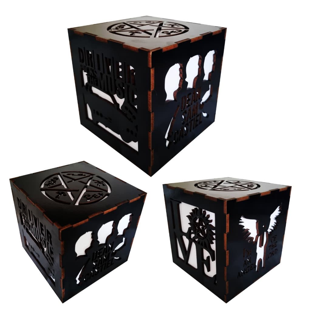 Luminaria Supernatural, Abajur Supernatural, Sobrenatural