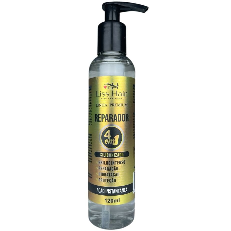 Reparador de Pontas Siliconizado 4 em 1 Linha Premium 200mL LissHair