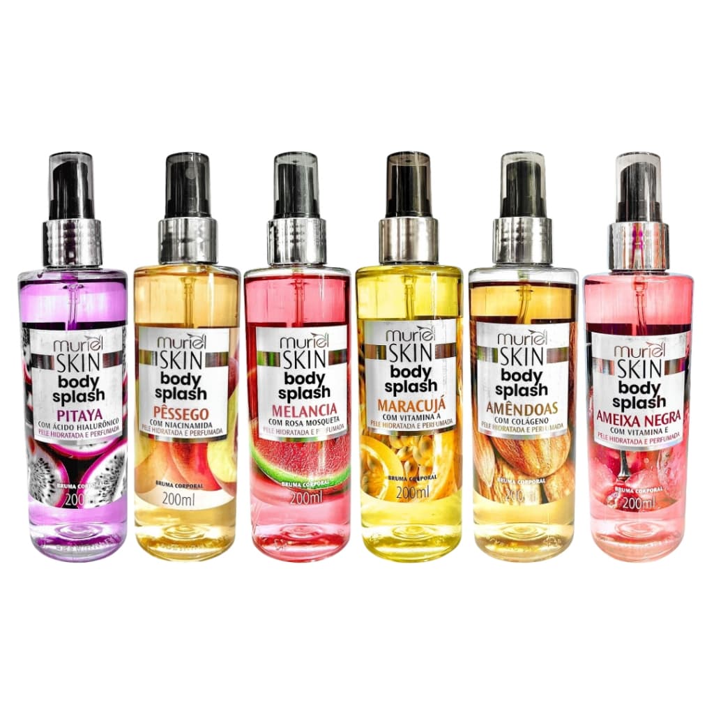 BODY SPLASH SKIN MURIEL 200ML (VARIEDADE DE FRAGRÂNCIAS)